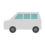 Car White SVG Icon